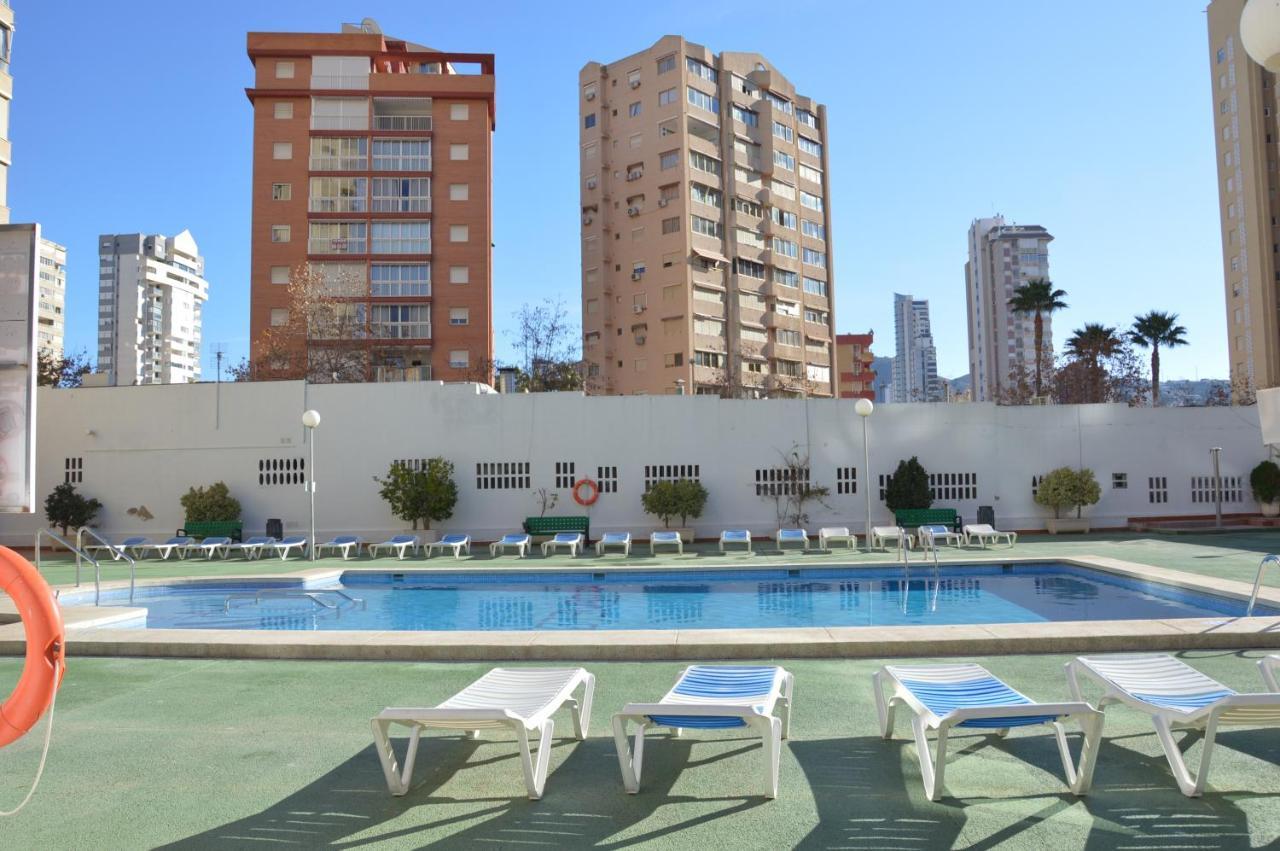 Apto With Pool Gemelos IV Бенідорм Екстер'єр фото